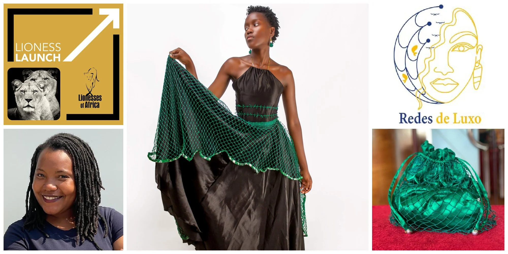 Lioness Launch / Environmental consultancy, Redes de Luxo e Servicos in Mozambique, launches an accessory range created from recycled fishing nets