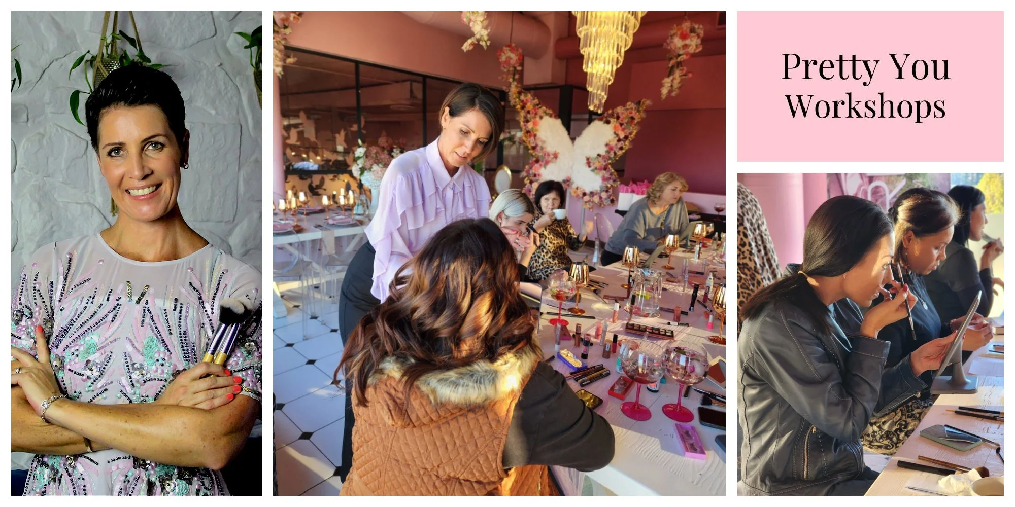 Lindsey Swart, a South African makeup artist creating interactive workshops for women