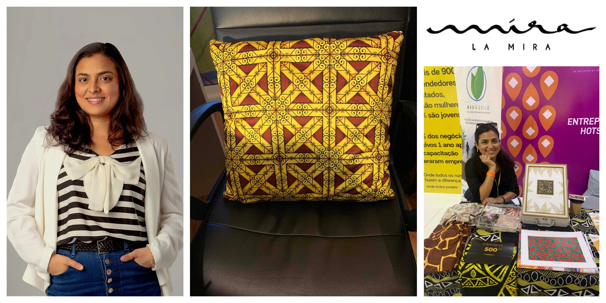 Amirah Adam, an entrepreneur building a textile print design business where art meets fashion in Mozambique