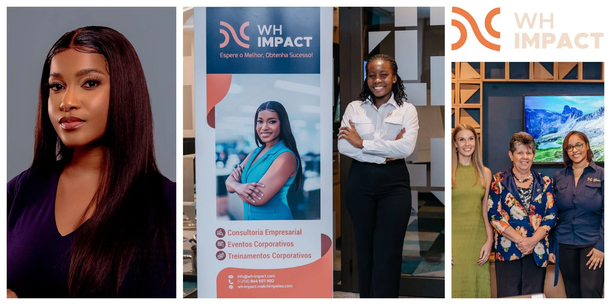 Milena Barroca, a Mozambican entrepreneur specializing in business consulting and event organization