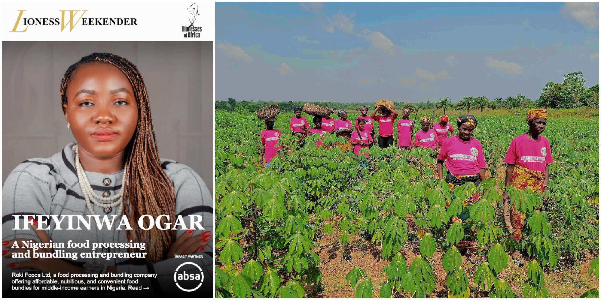Ifeyinwa Ogar, a Nigerian food processing and bundling entrepreneur 