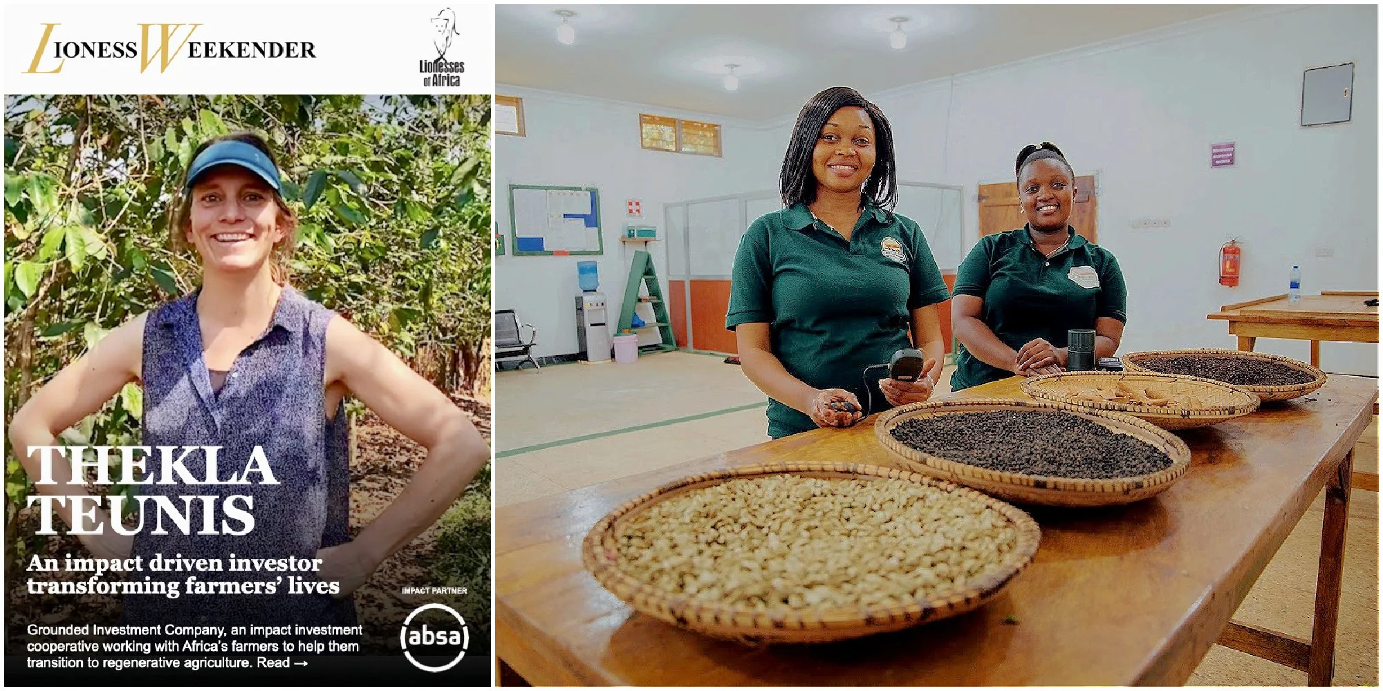 Thekla Teunis, an impact driven investor transforming farmers’ lives