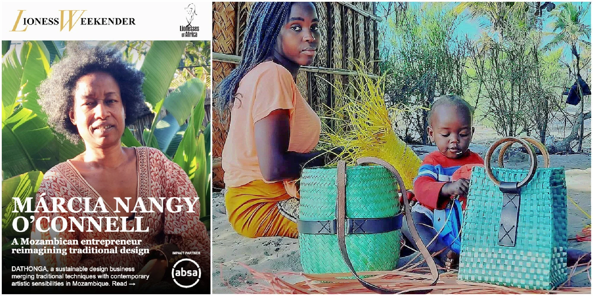 Márcia Nangy O’Connell, a Mozambican entrepreneur reimagining traditional design