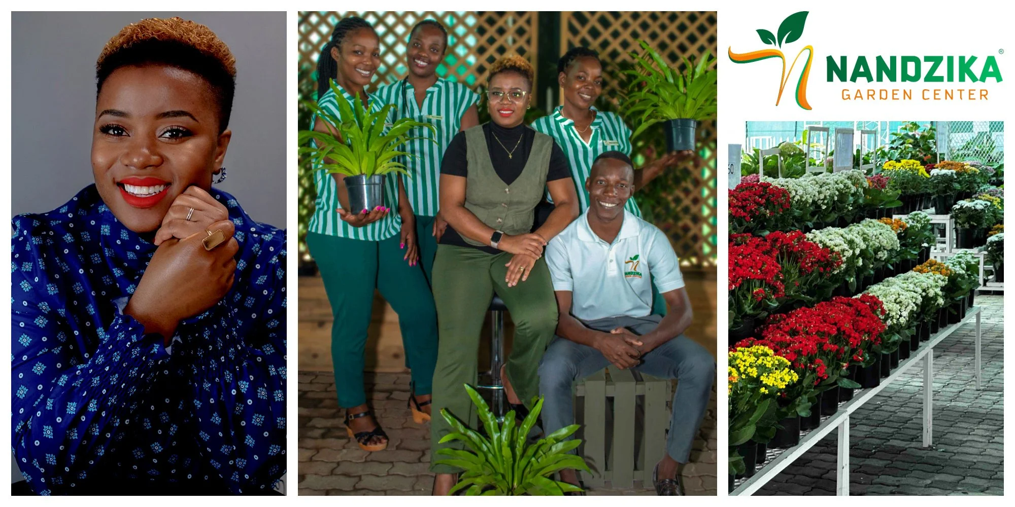 Jusaina Violanda, a Mozambican entrepreneur helping people green their homes and gardens