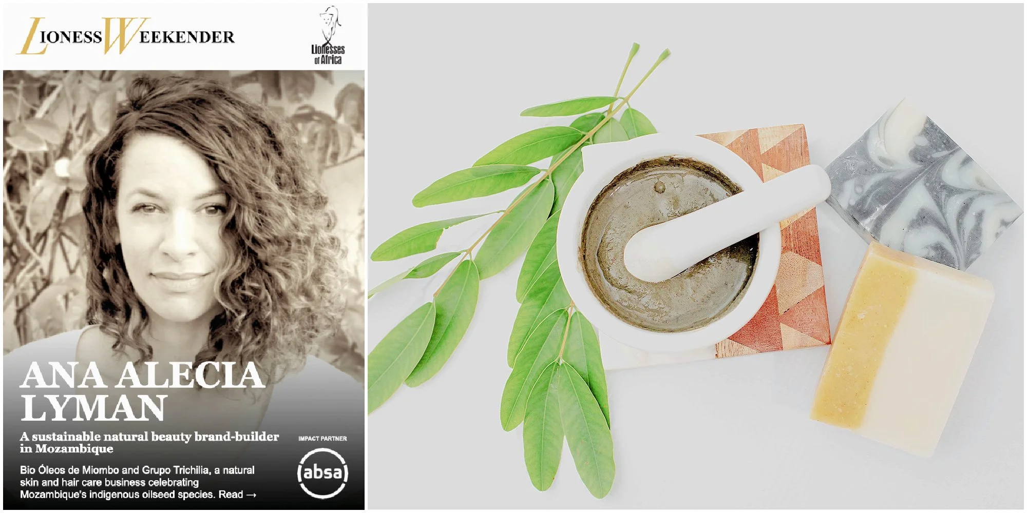 Ana Alecia Lyman, a sustainable natural beauty brand-builder in Mozambique