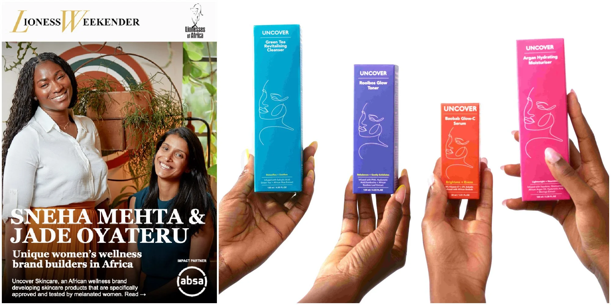 Sneha Mehta and Jade Oyateru, unique women’s wellness brand builders in Africa