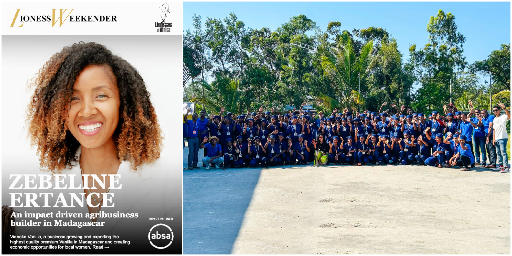 Zebeline Ertance, an impact driven agribusiness builder in Madagascar