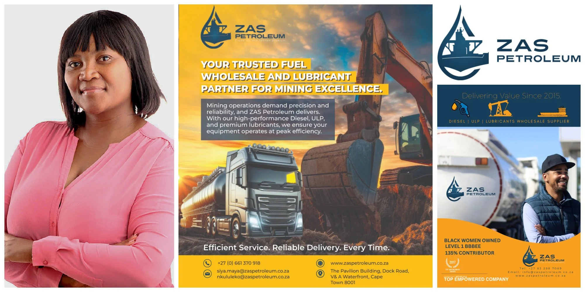 Siyamthanda Maya, an energy sector specialist building a wholesale petroleum products business in South Africa