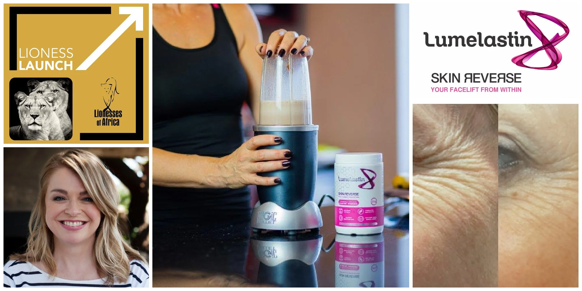 Lioness Launch / South African advanced ingestible skincare brand, Lumelastin, launches new anti-ageing elastin supplement to help women reclaim skin elasticity