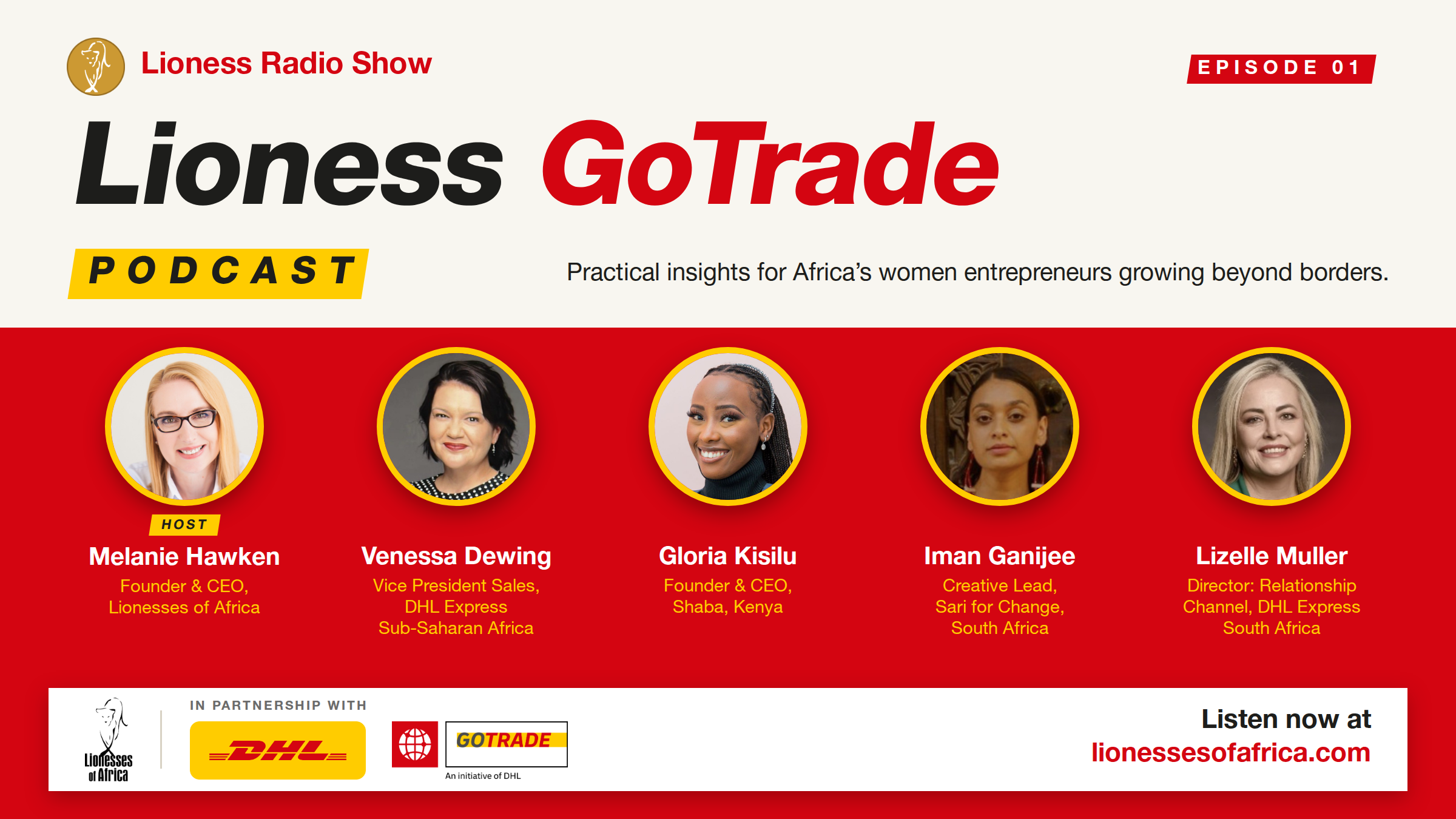 Introducing the Lioness GoTrade Podcast: your go-to resource for growing your business beyond borders