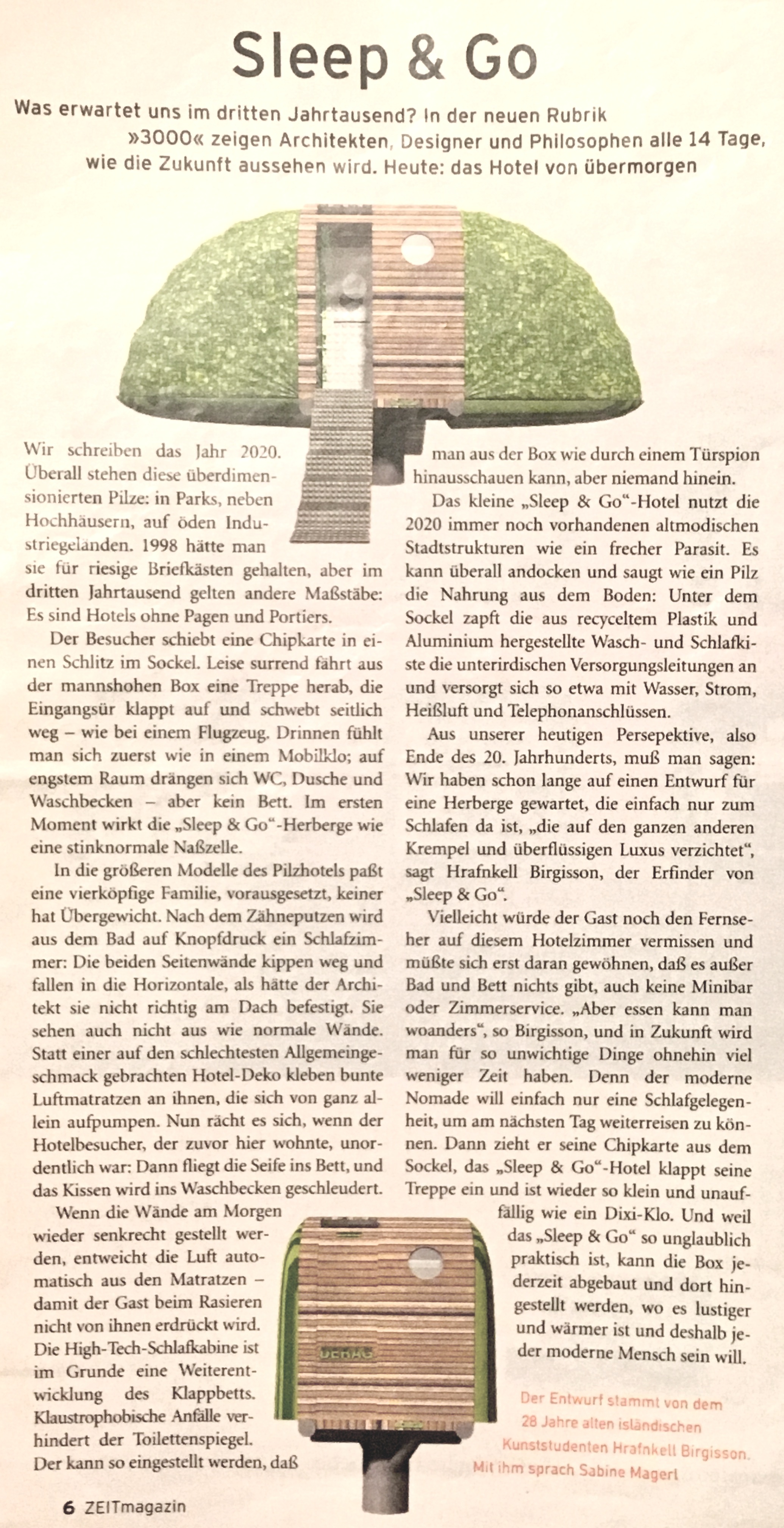Die Zeit - Magazin, January 1998