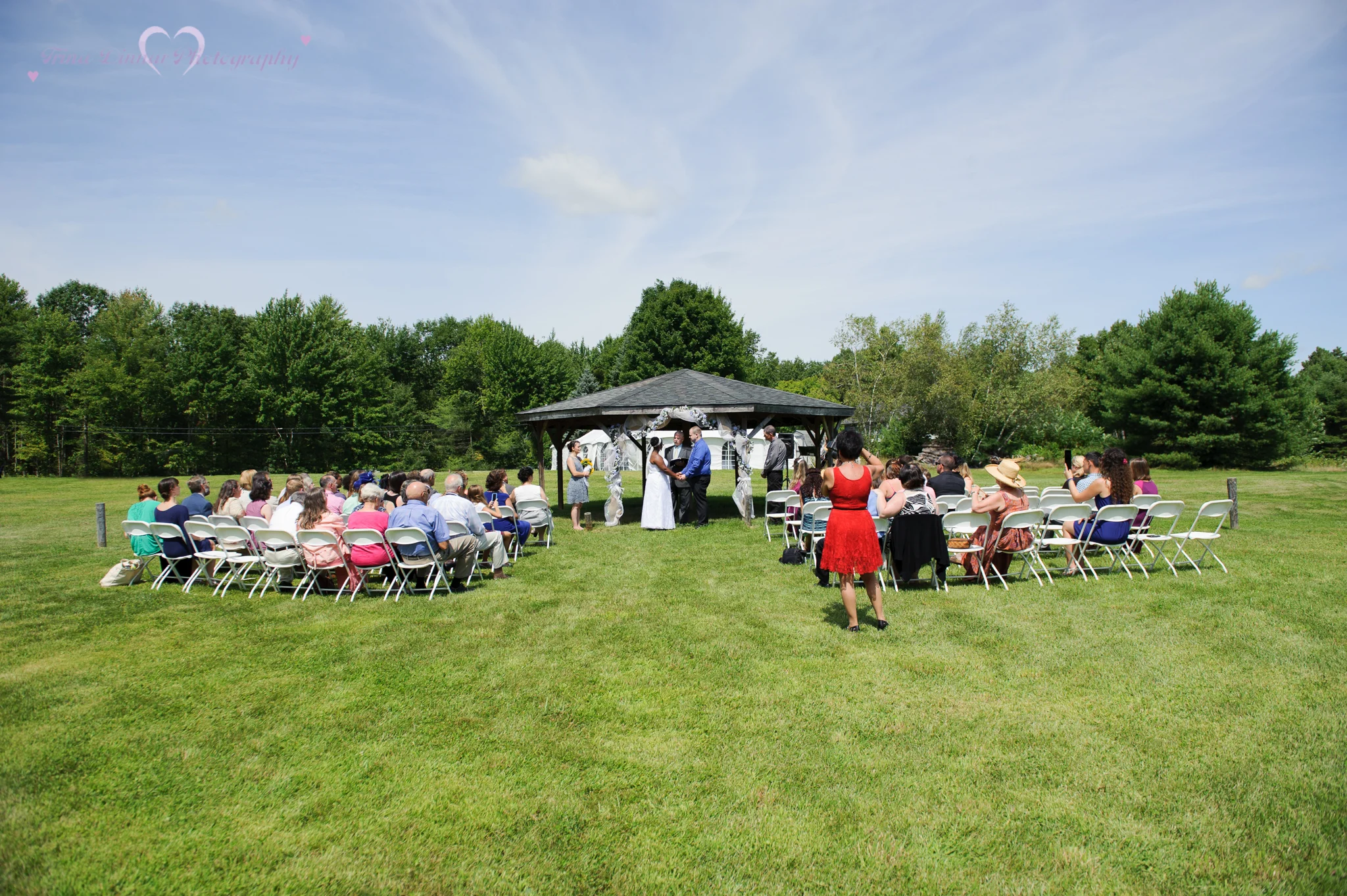 wedding ceremony in dayton maine