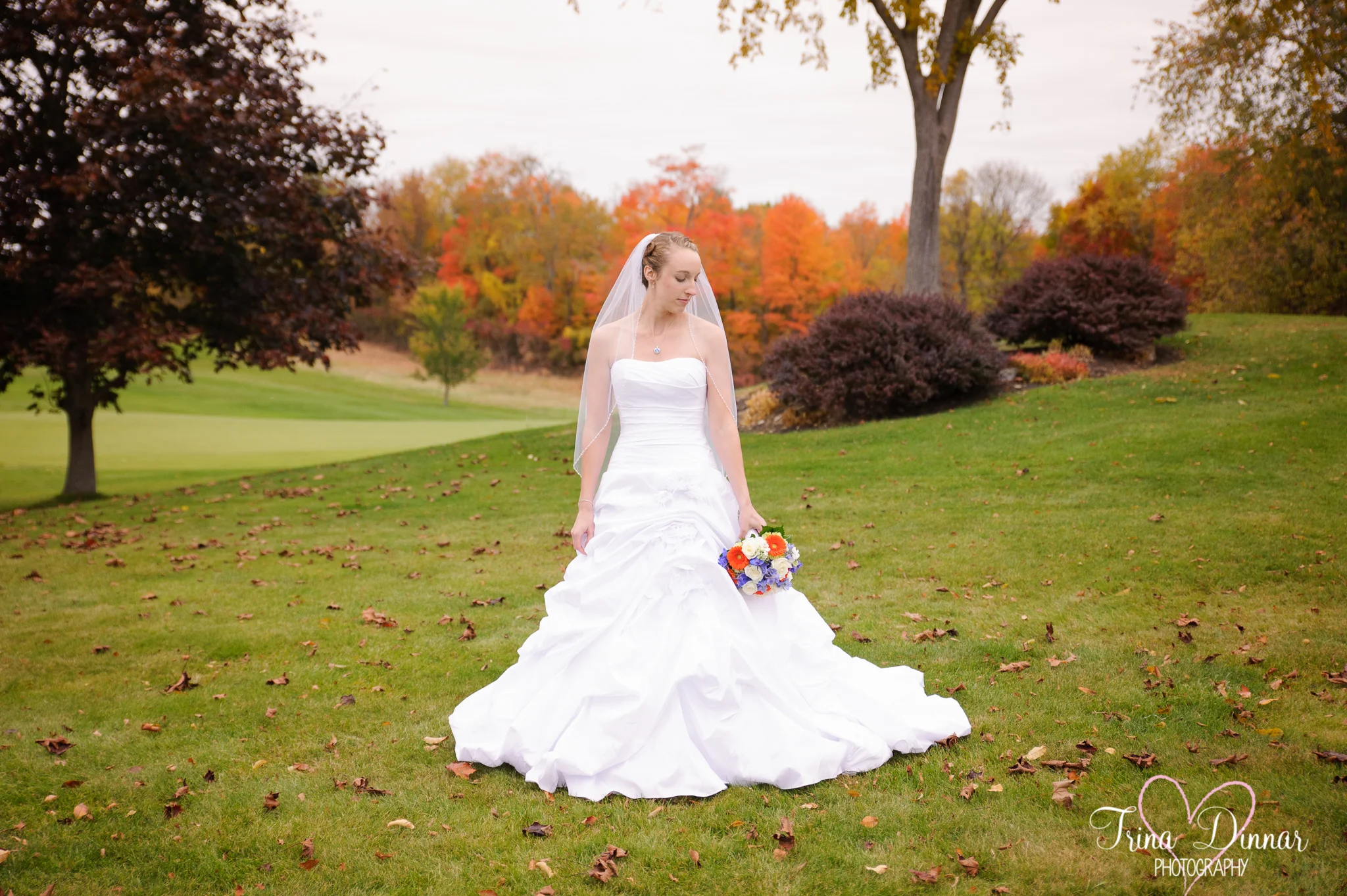 Rebecca and Daniel's Fall Themed New Hampshire Wedding