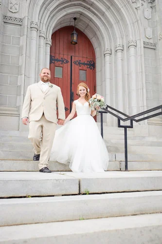Southern Maine wedding photography at the Franco American Heritage Center.