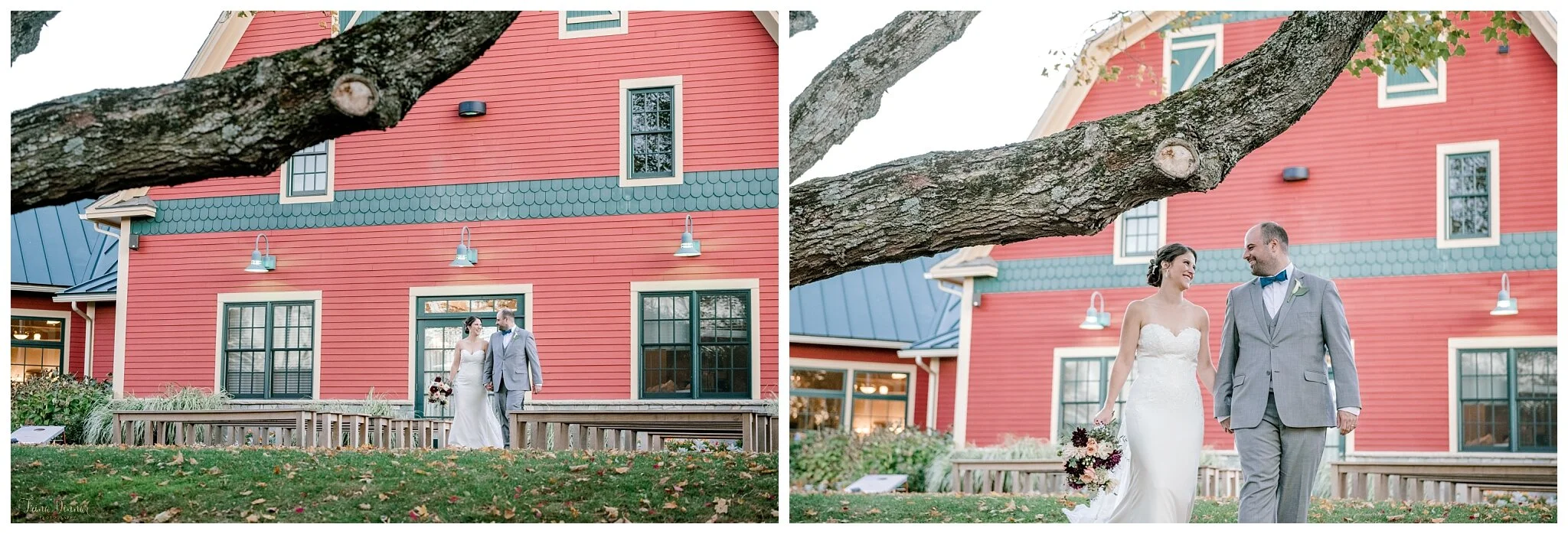 The Red Barn at Outlook Farm South Berwick Maine Wedding | Stacey & Michael