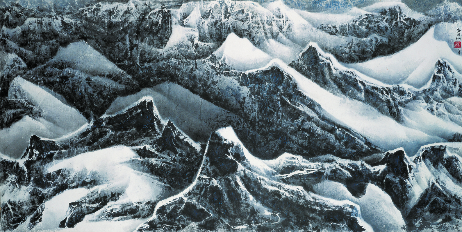 Cliffs Contending for Beauty by Liu Kuo-Sung