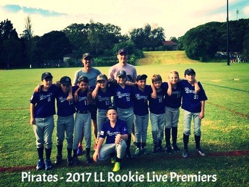 Pirates - 2017 LL Rookie Live Major Premiers