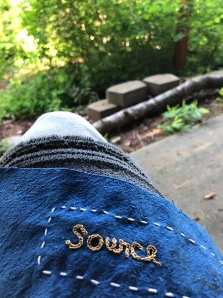 Embroidering a word makes you think about it more.