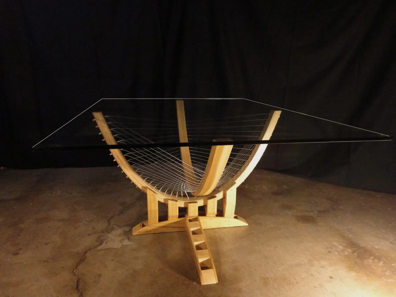 Suspended Coffee Table by Robby Cuthbert