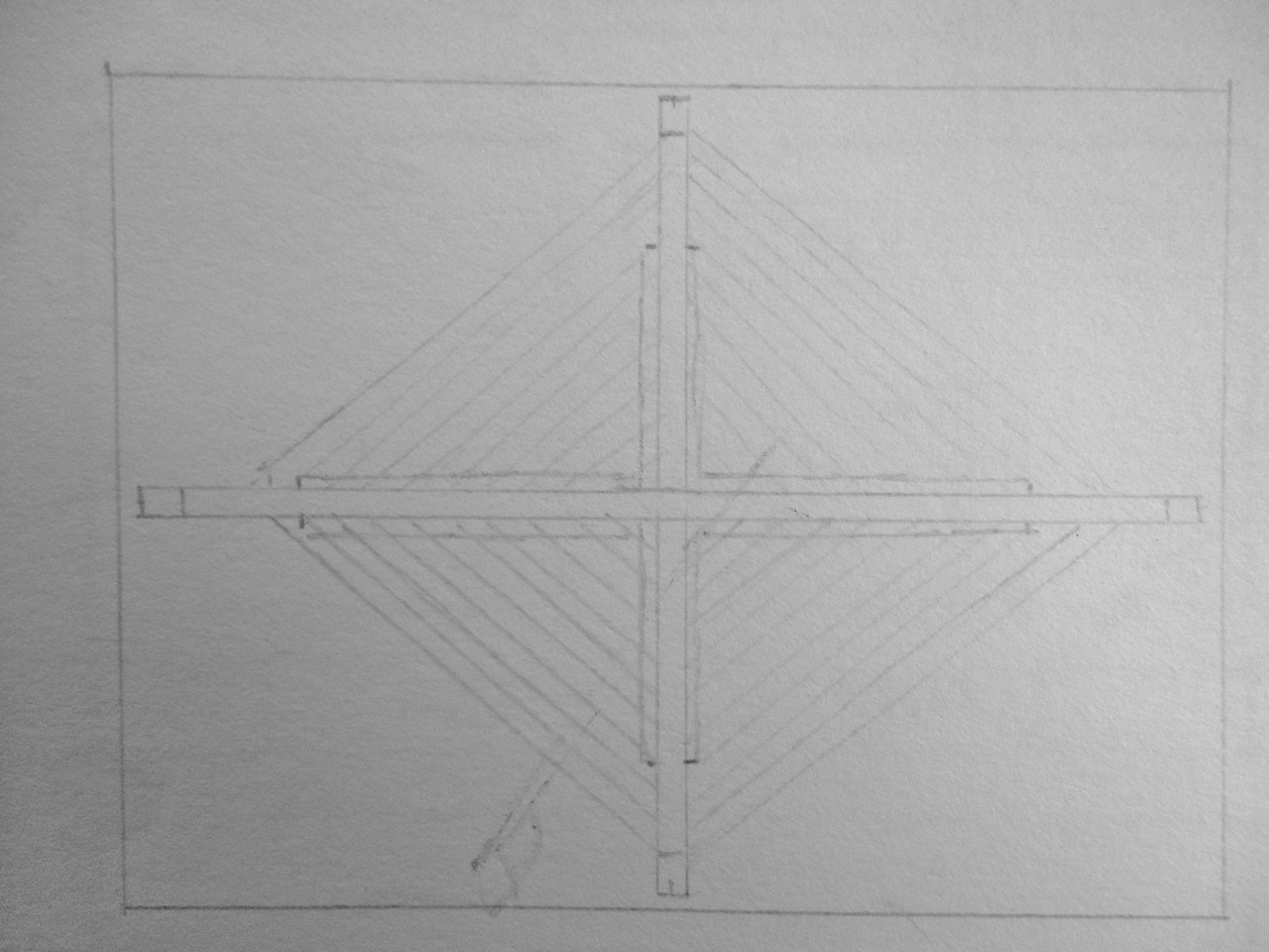Sketch for Suspended Coffee Table by Robby Cuthbert