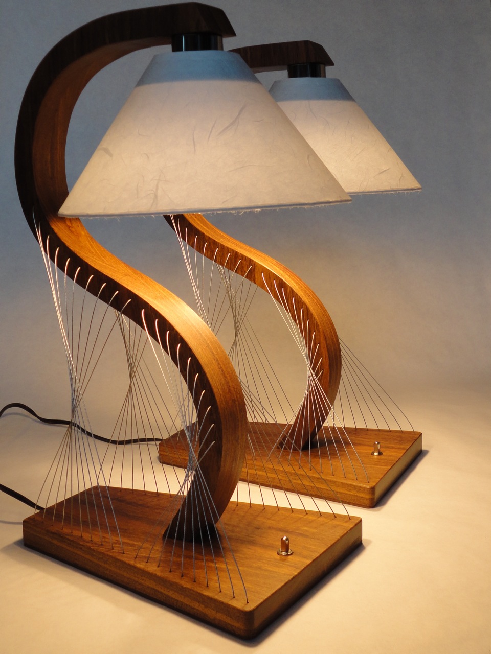Custom Bedside Lamps — Robby Cuthbert Design