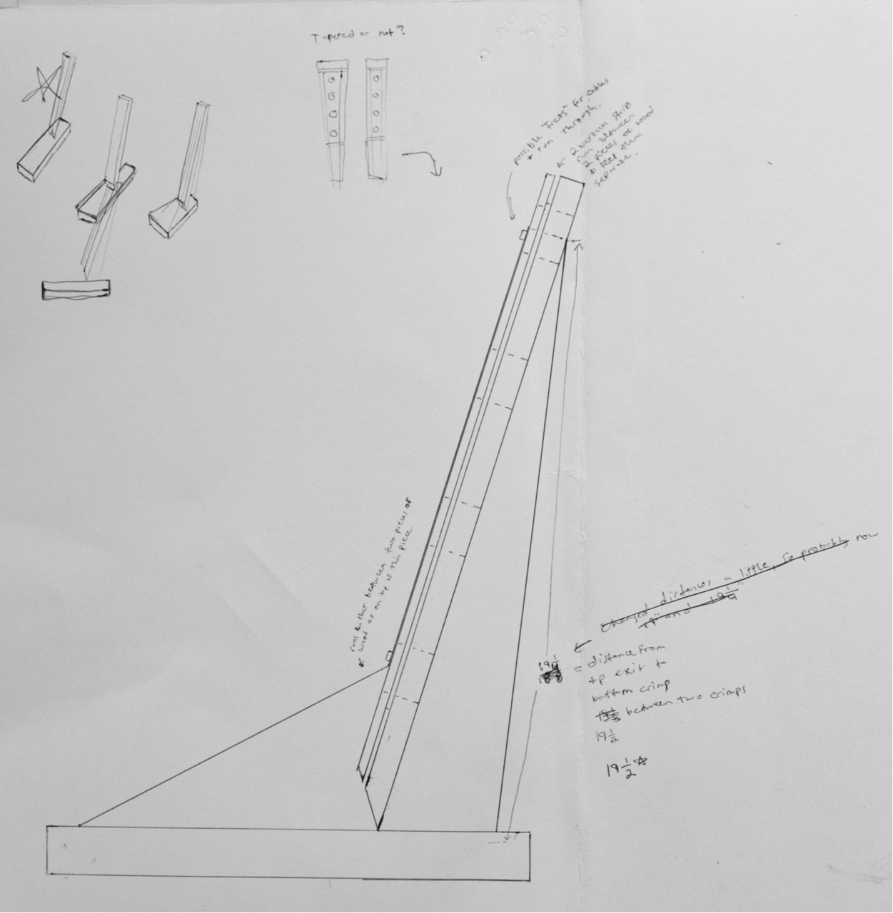 The final concept sketch.