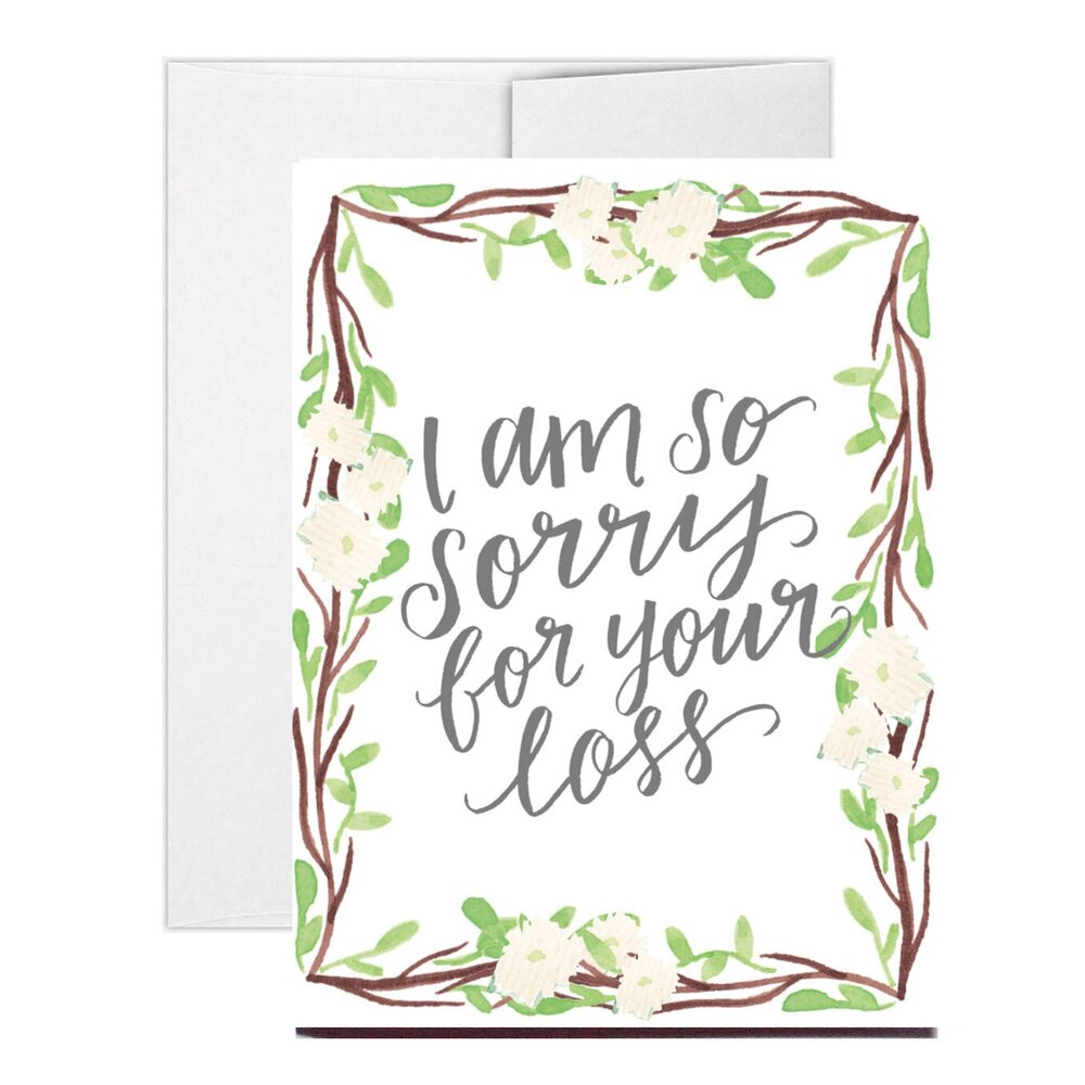 I'm So Sorry For Your Loss Sympathy Card — Stately Made