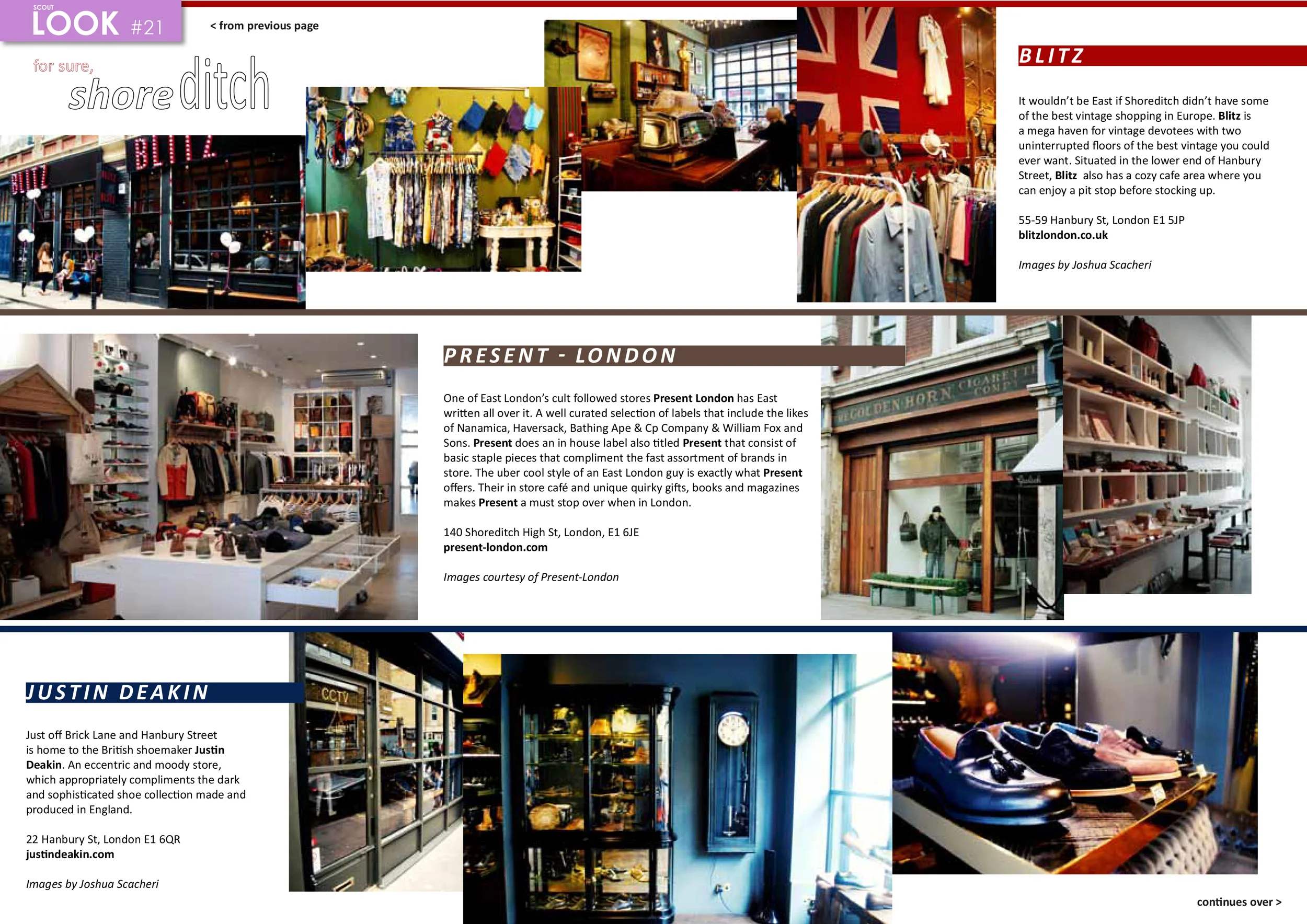 London retail Report by Joshua Scacheri