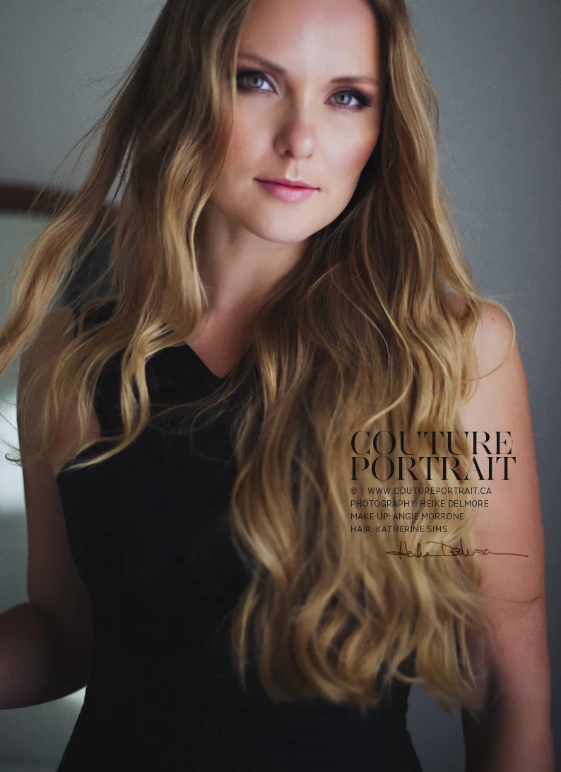 Katya - Photograph by Heike Delmore Couture Portrait Photographer