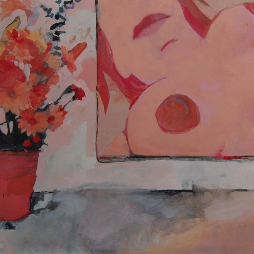 Wesselman with Flowers