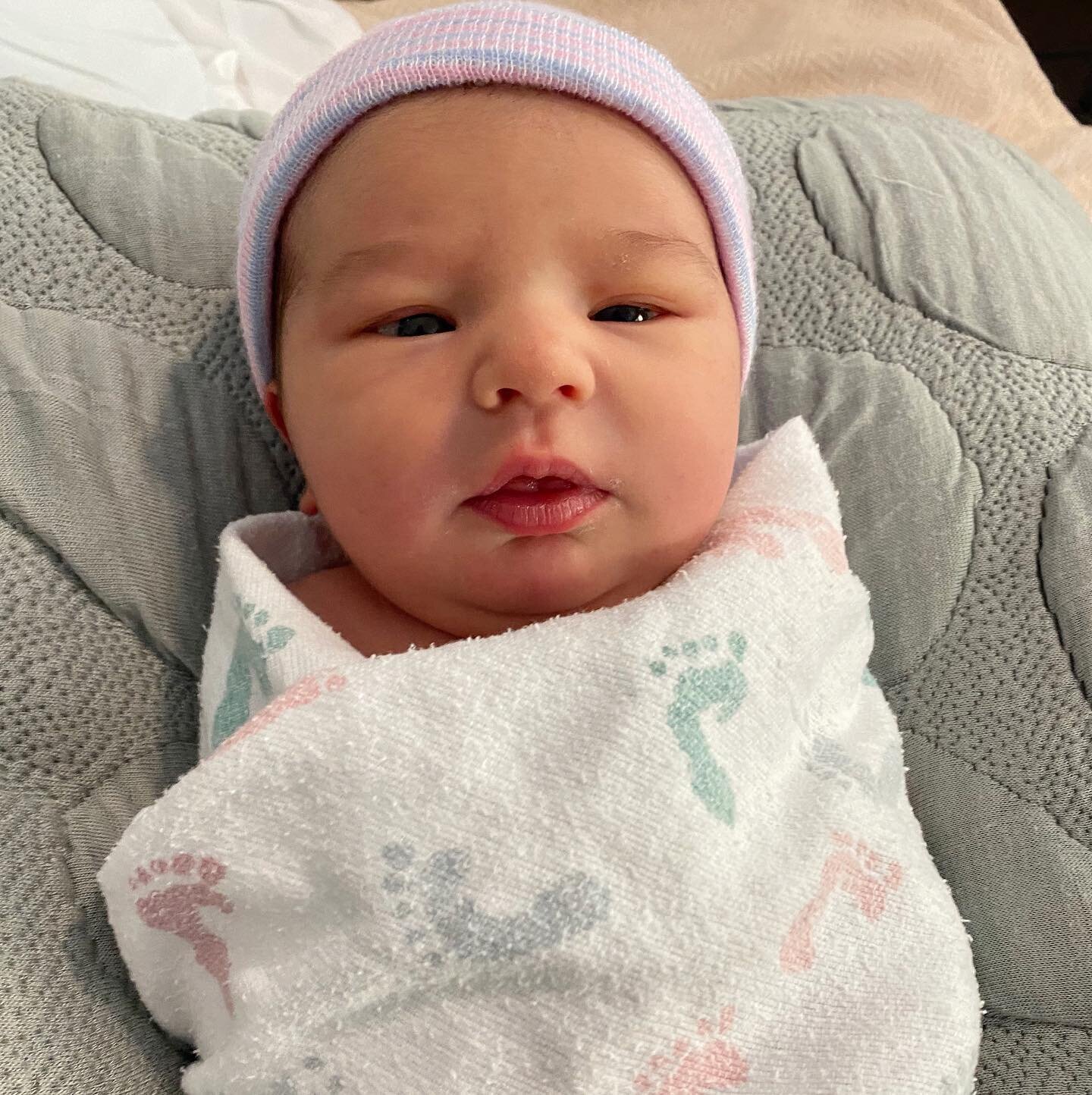 Meet Ty. 💛 8lbs of squish arrived to our house on 3/10. Named by big bro and sis, he is already spoiled. Swipe to see the inspiration &ldquo;poem&rdquo; Grant made for me while in the hospital. 🥰