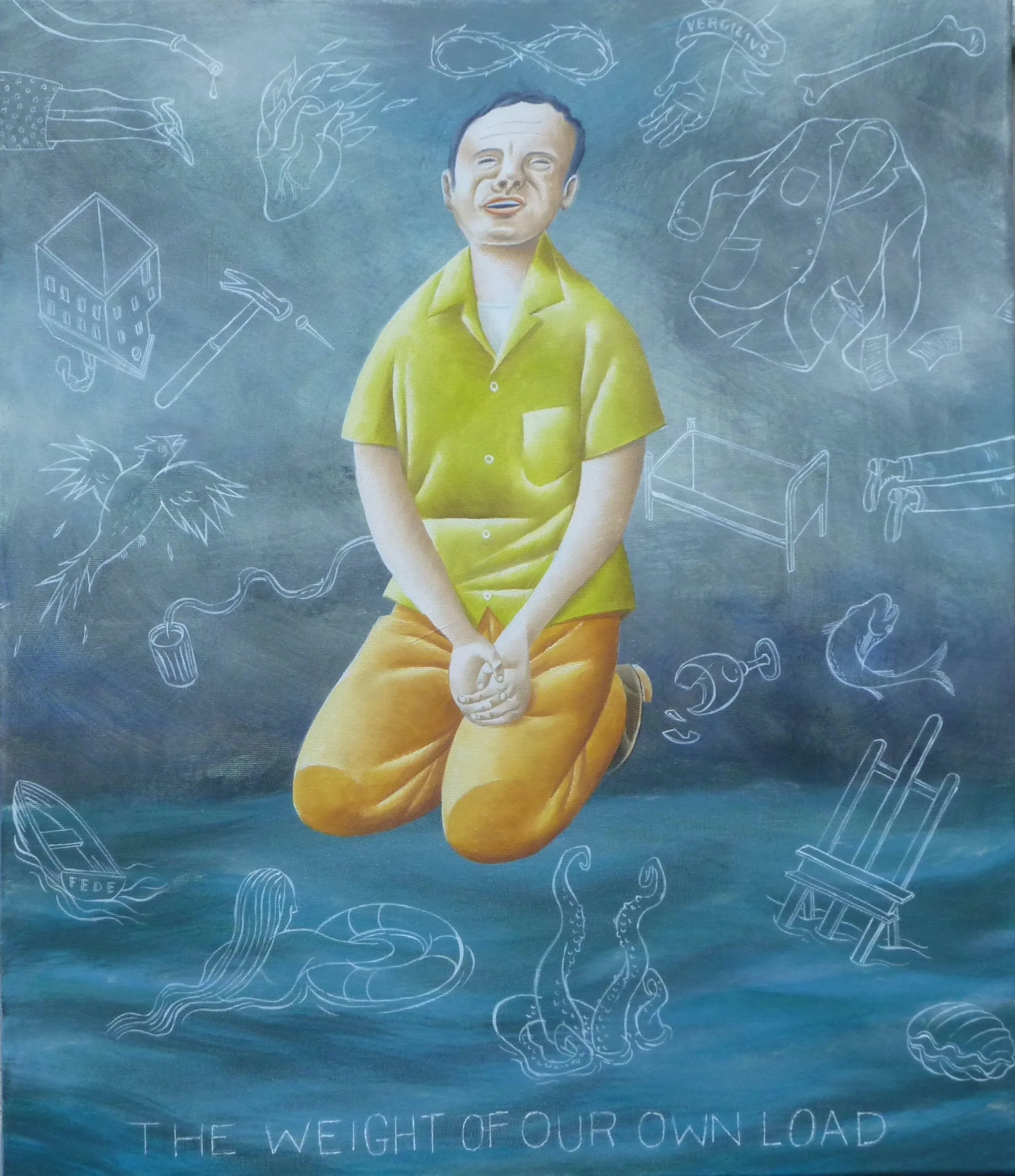  Oil on Canvas  70×60cm 