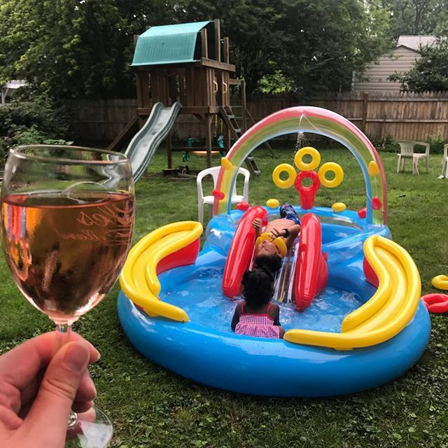 Now THIS is how you summer.

#happykids
#bestinflatable
#backyardbliss 
#rosetime🍷 
#photoaday2018