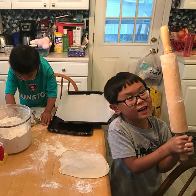 Friday night BFF pizza making party!

#photoaday2018