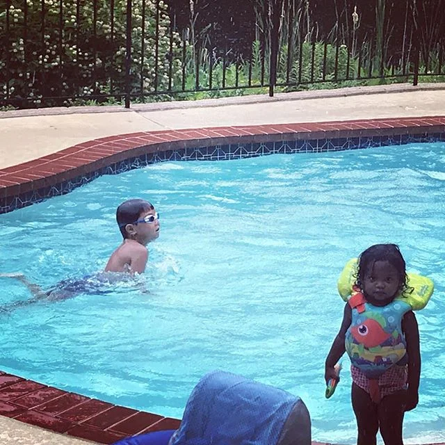Rain or shine (and it was pouring down rain!) Grandpa’s pool is still the best.
#dolphinsforchildren
#makingmemories
#photoaday2018