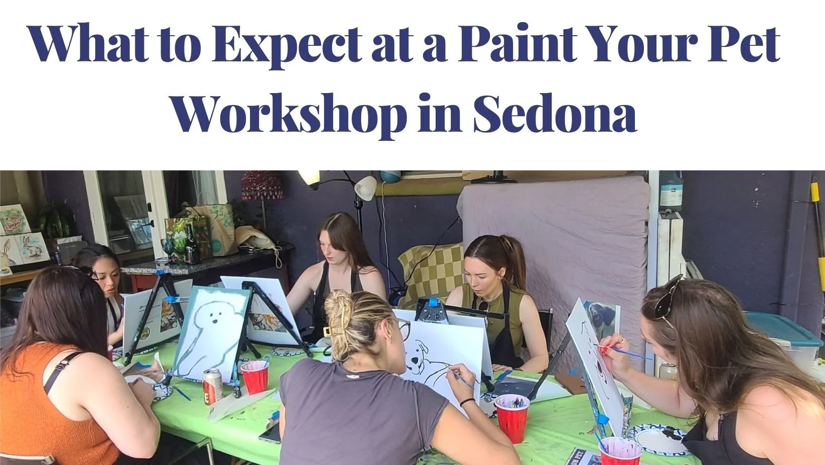 What to Expect at a Paint Your Pet Workshop in Sedona