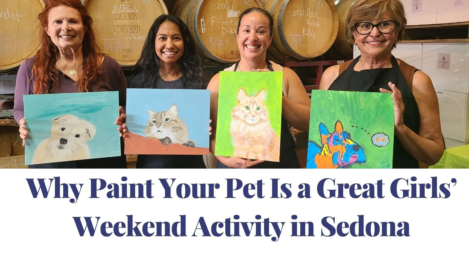 Why Paint Your Pet Is a Great Girls’ Weekend Activity in Sedona