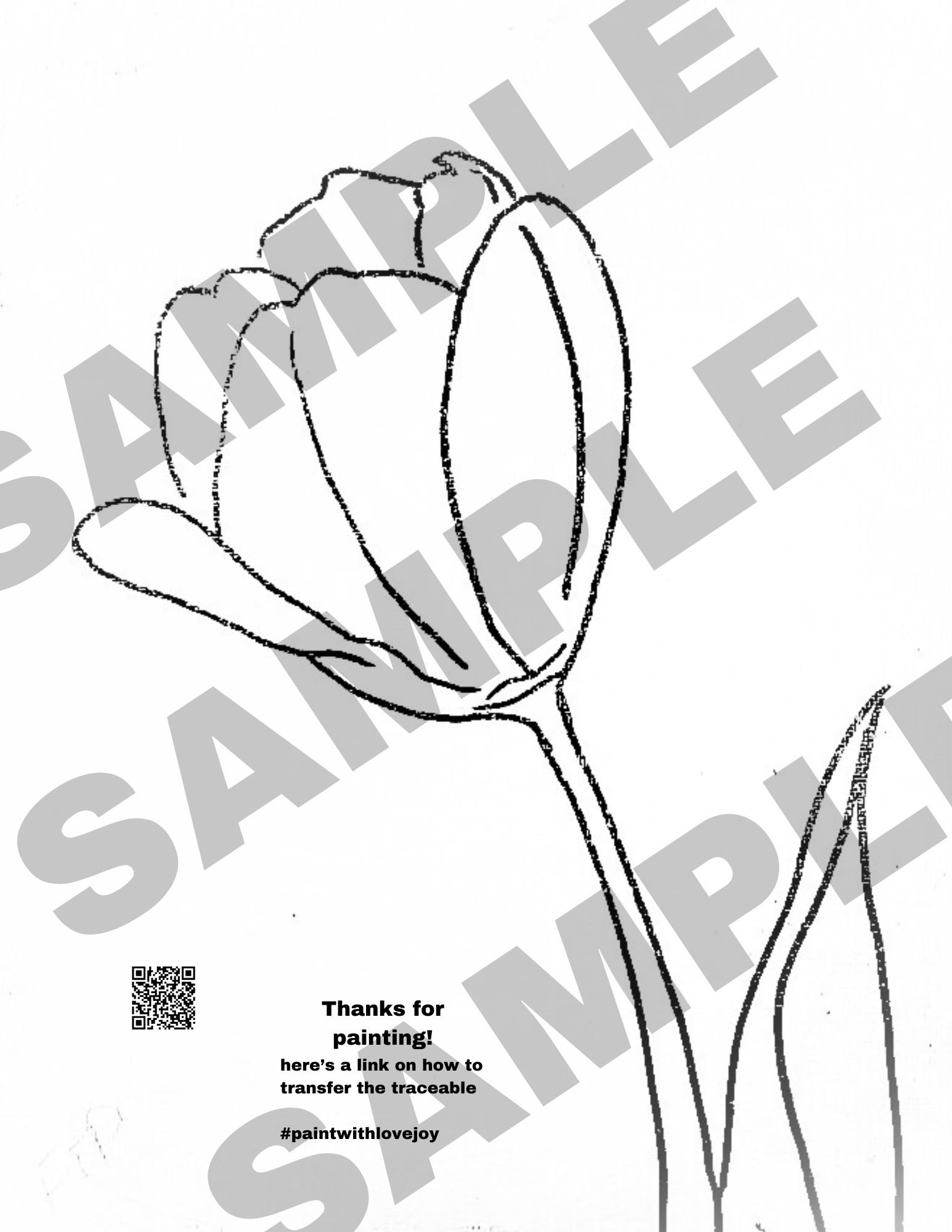 Pink Tulip Traceable (Blending Series) — Lovejoy Creations