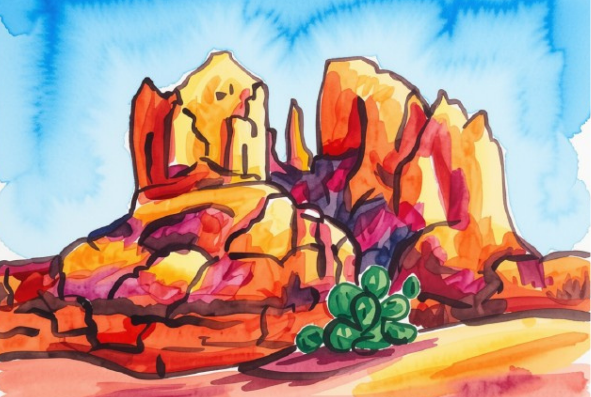 Paint YOUR Card: Sedona Series