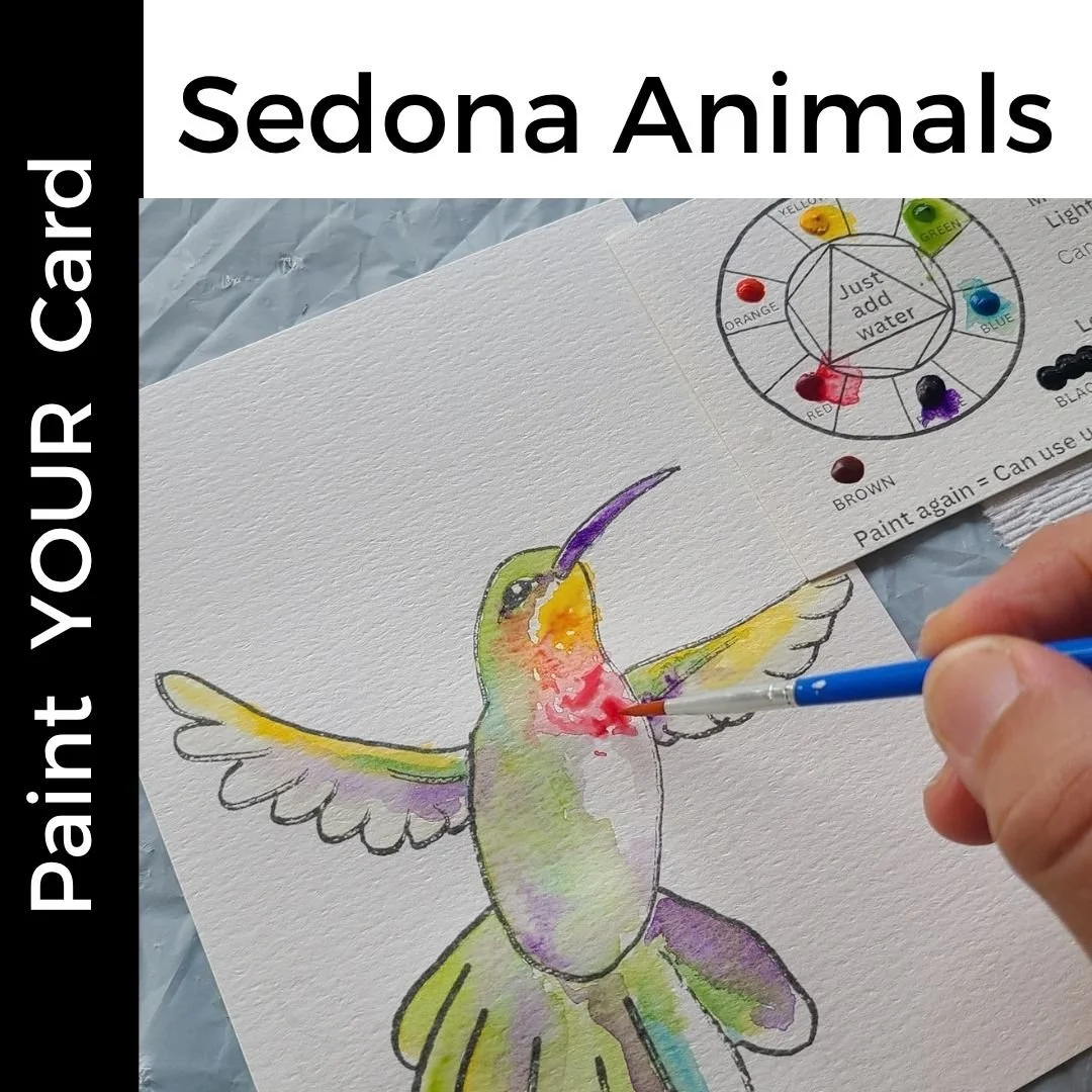 Paint YOUR Card Kit: Sedona Wildlife