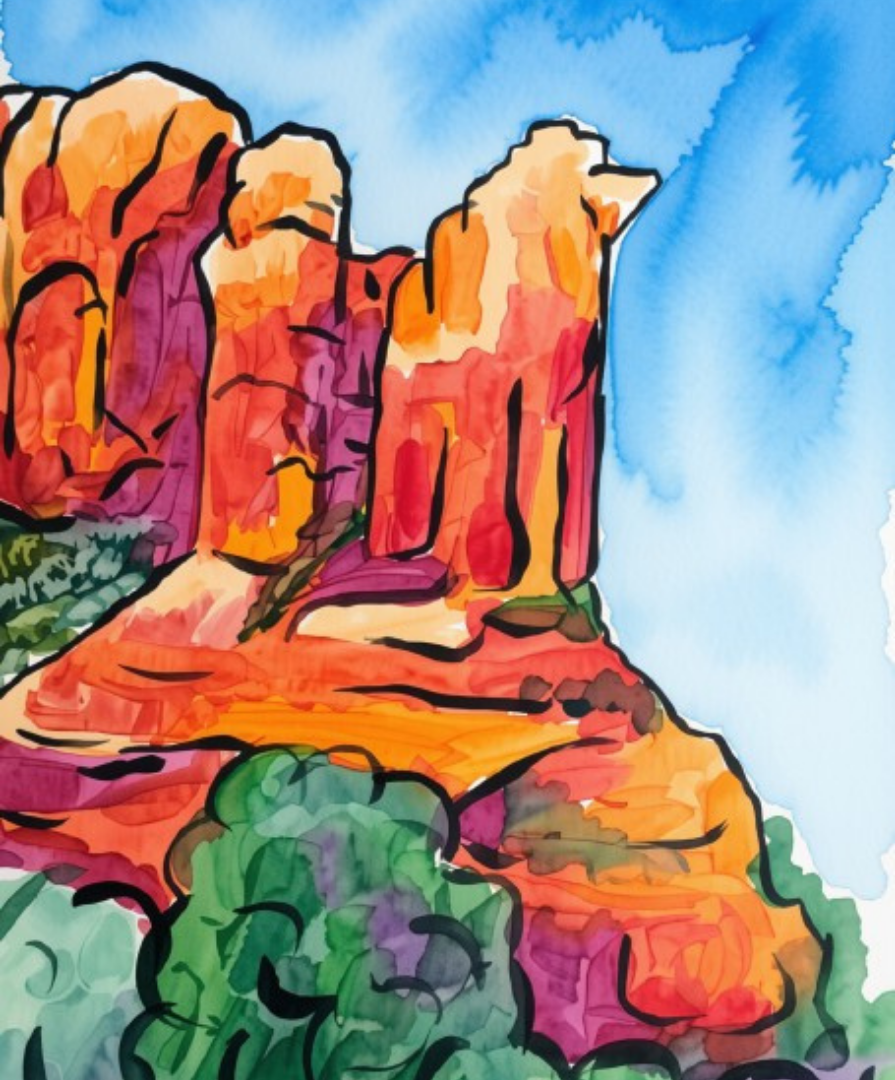 Paint YOUR Card: Sedona Series