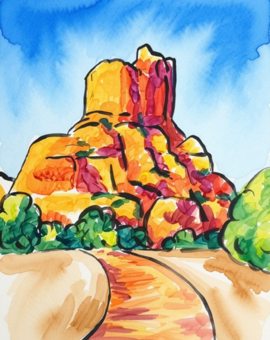 Paint YOUR Card: Sedona Series