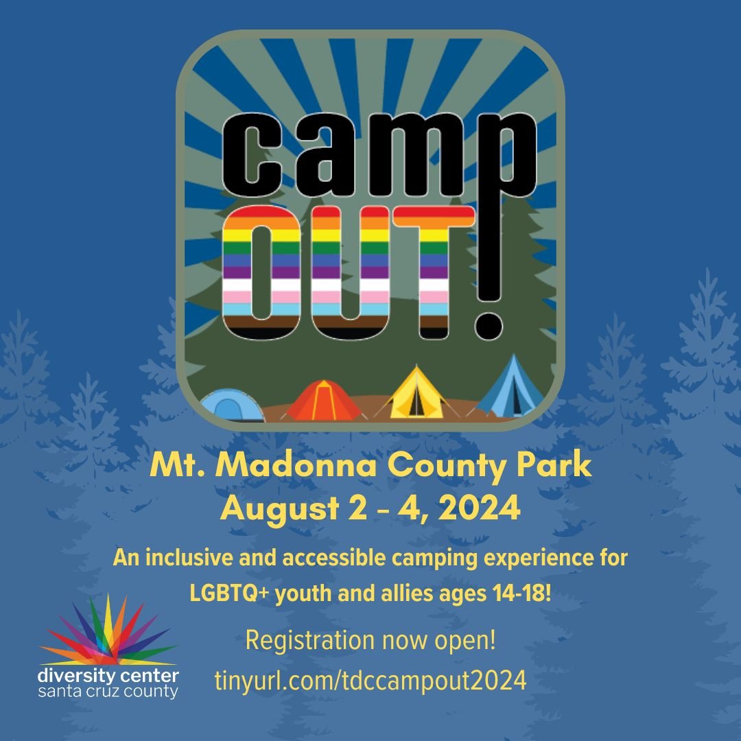 Registration Now Open: CampOUT 2024

Date: August 2-4
Location: Mt. Madonna County Park
Ages: 14-18

CampOUT is more than just a camping trip &ndash; it's a weekend getaway where you can be your truest self, surrounded by like-minded peers and camp c