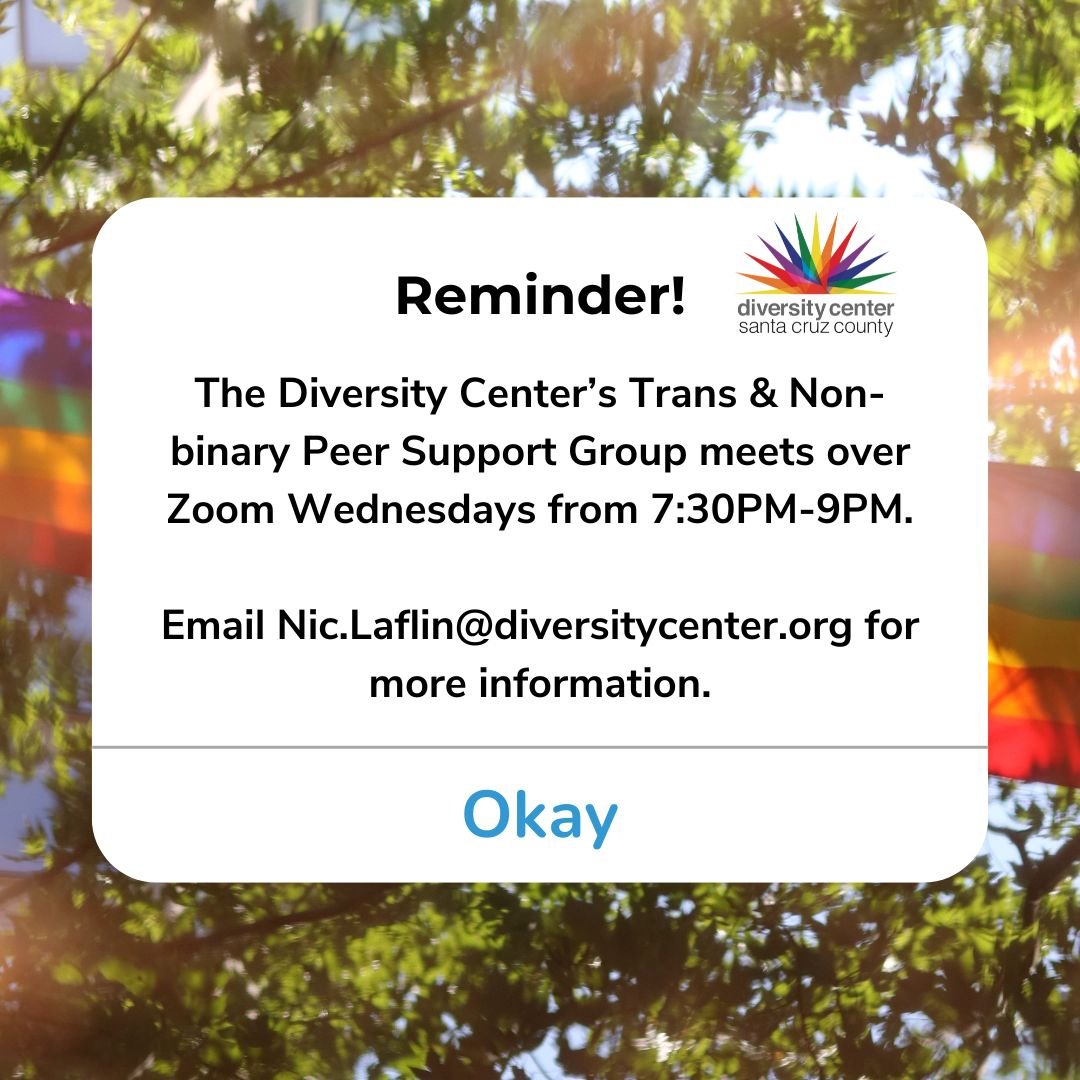This support and discussion group is for people 18+ who identify on the spectrum of trans/nonbinary/agender/genderfluid and more. The group also welcomes those who want to explore their identity, but who may not need or want to classify themselves. A
