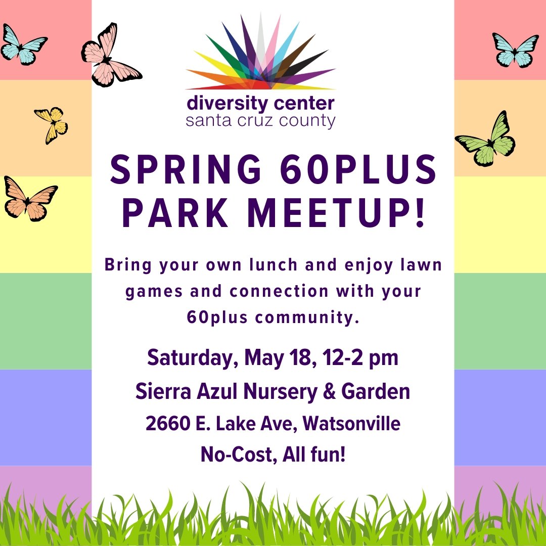 Join the 60Plus crew for a casual park meet-up. Bring your own lunch, play some lawn games, and soak up some sun with your community. Beverages will be provided.