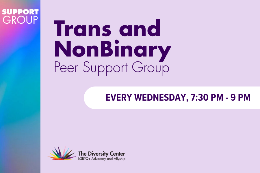 Transgender &amp; Non-Binary Peer Support Group