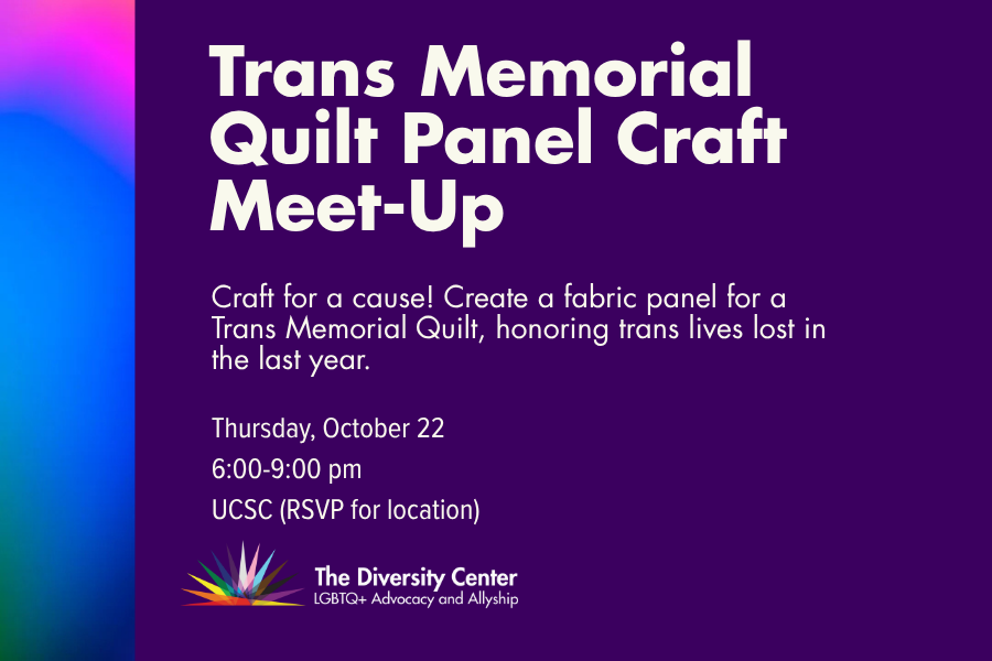 Trans Memorial Quilt Panel Craft Meet-Up