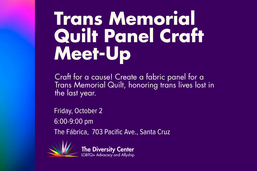 Trans Memorial Quilt Panel Craft Meet-Up