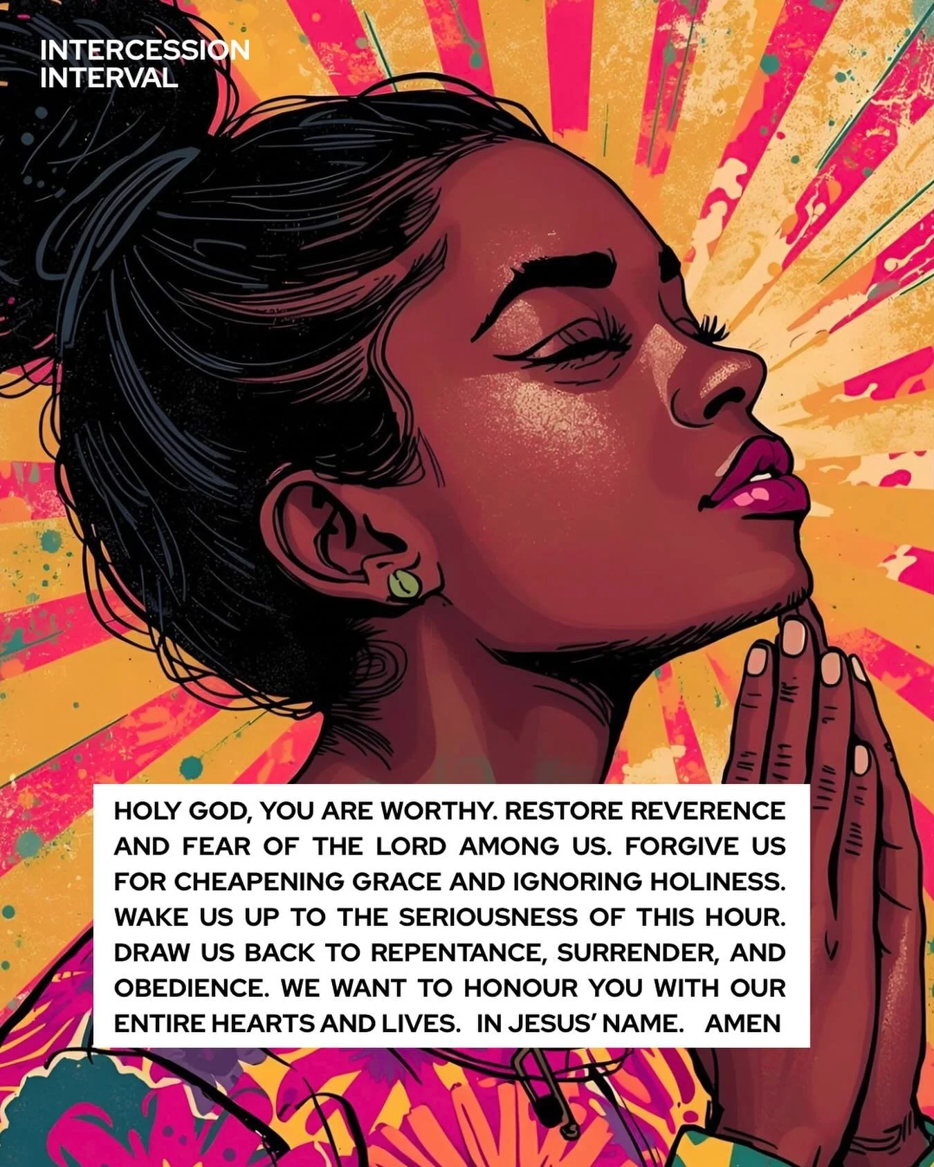 Intercession Interval: Prayer for Holiness in the Hidden Places

🔥God sees the secret place
🔥Private compromise matters
🔥Power without purity never lasts.
🔥Integrity fuels authority
🔥Clean hearts bring power
🔥Make us whole

Father, we invite Yo