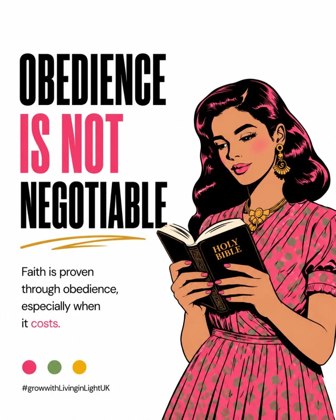 In a culture that celebrates convenience, Scripture calls us to surrender.

Obedience isn&rsquo;t about earning God&rsquo;s love, it is the response of a heart that has already encountered His grace.

When we obey only the commands we like, we place 